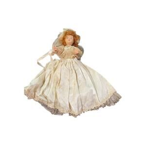 Vintage Marcie Doll Bridal w/Red Hair and Sleepy Eyes 8” Much Wear and Stain